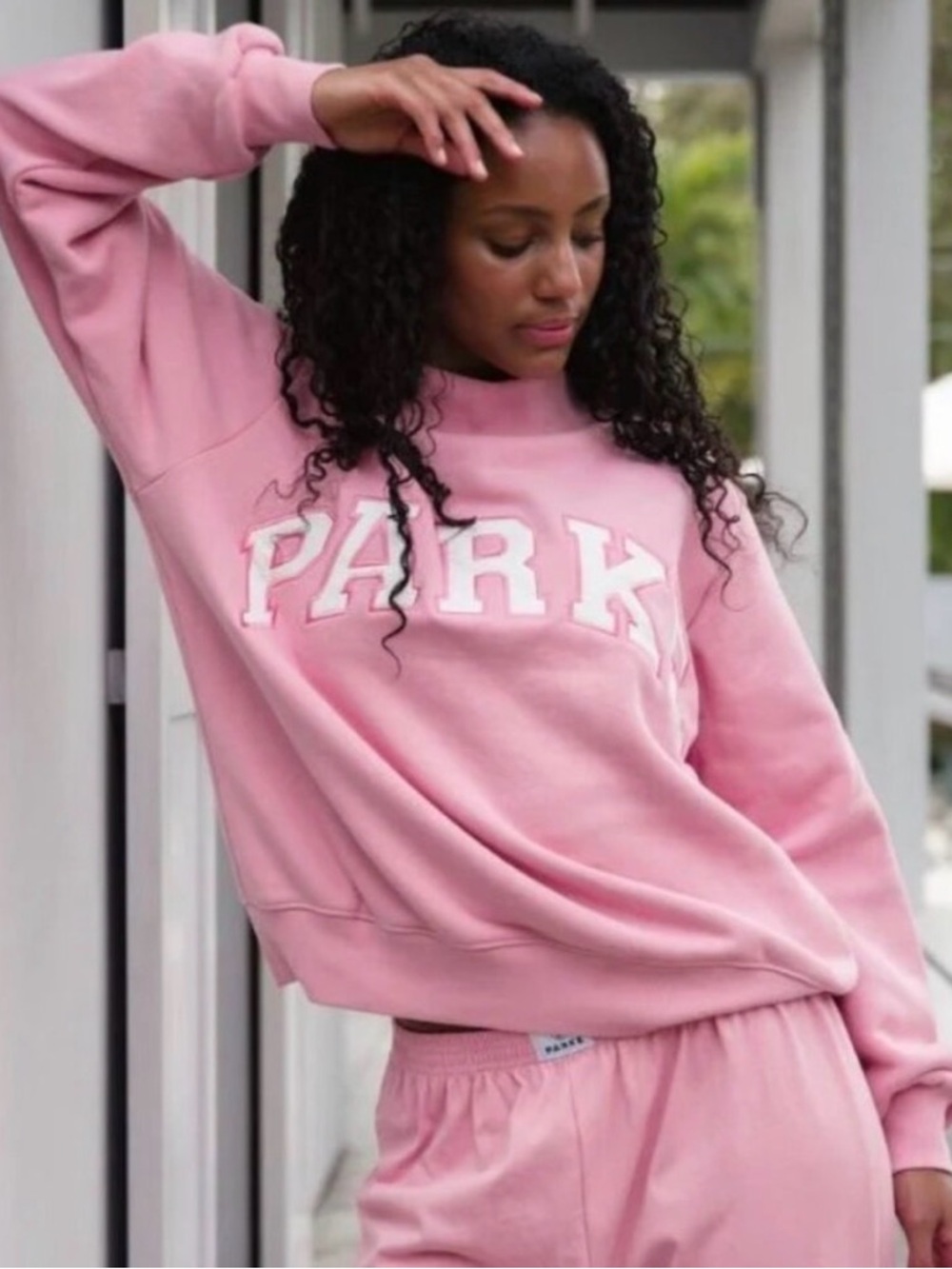 PARKE Summerland Mockneck in Conch/White